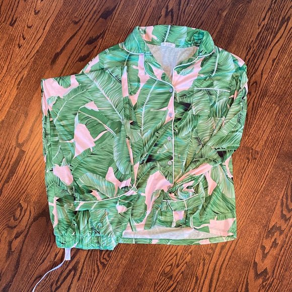 Ekouaer Intimates & Sleepwear Tropical Palm Leaf Pajamas Poshmark